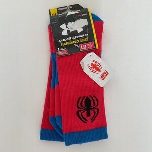 NWT Under Armour Marvel Socks size large Unisex
